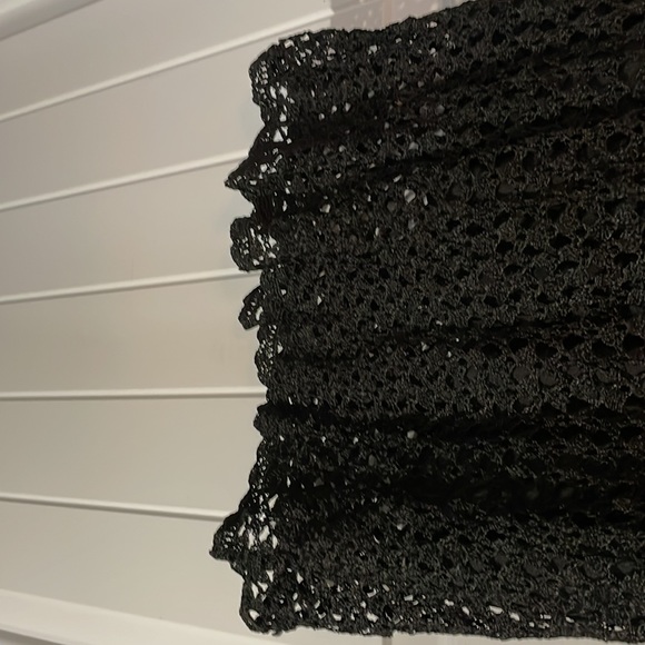 Crochet Black Dress - Picture 3 of 4